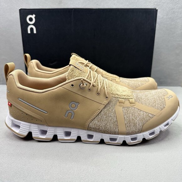 Mens Size 10.5 ON Cloud Terry Dune | White Running Shoes Athletic Sneakers NEW - Picture 1 of 10